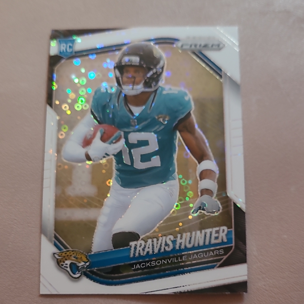 2025 Panini White Disco Prizm RC Travis Hunter
